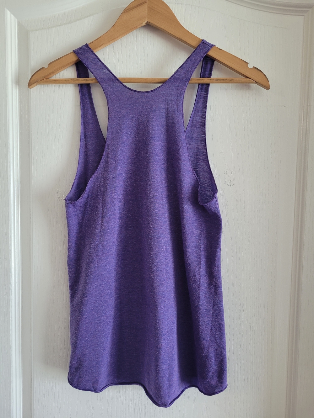 Purple Racerback Sloth Tank Top - Picture 4 of 6